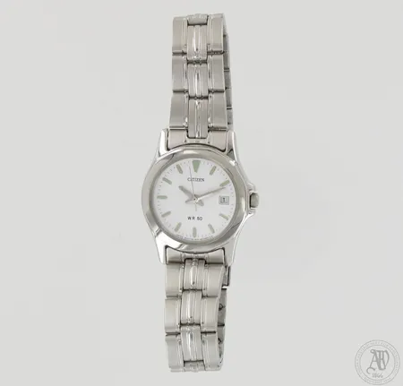 Teräsrannekello Citizen WR 50, quartz, taulun Ø25mm, rannekkeen pituus 190mm, laatikko, 