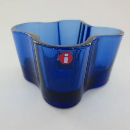 Kynttilälyhty Iittala Aalto, 55mm, ultramariininsininen