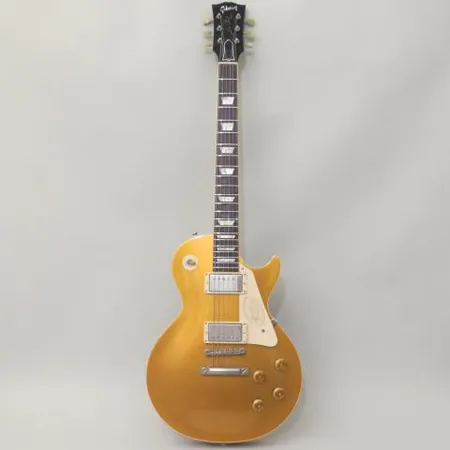 Sähkökitara Gibson Custom Shop Historic Collection 1957 Les Paul Gold Top LPR-7, sarjanumero 791170, The vintage original spec series, kova laukku, sertifikaatti Ota yhteys panttilainaamoon kuljetusmaksusta sopimiseksi.