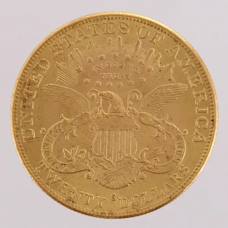 Kultaraha 20 dollars, USA, vuodelta 1903, 900, paino 33,2g 