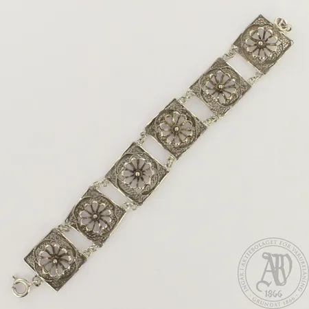 Filigraani- ranneketju, leveys 20mm, pituus 180mm, 925, paino 14,9g 