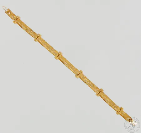 Rannekoru, pituus 185mm, Lapponia - Björn Weckström, valmistettu 1972, 585, paino 22,3g 
