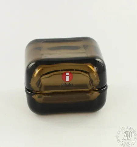 Lasirasia Iittala Vitriini, koko 60x60mm, ruskea