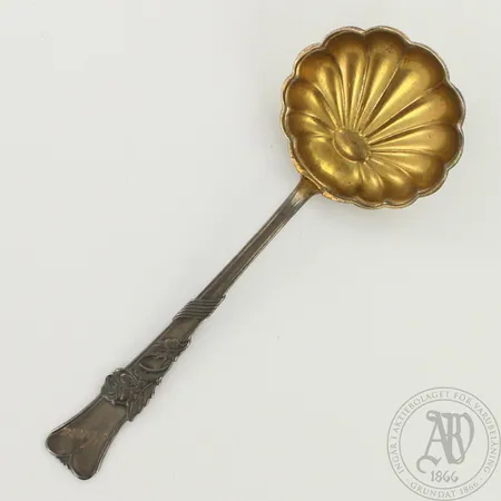 Sokerilusikka, kaiverrettu, pituus 120mm, 830, paino 13,3g