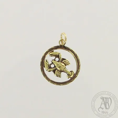 Horoskooppiriipus, Ø 16mm, 585, paino 1,3g
