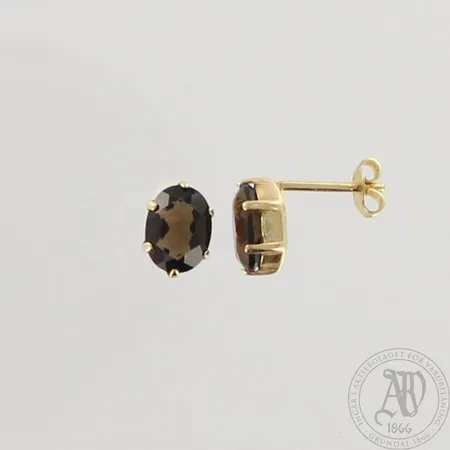 Savukvartsikorvakorut, korkeus 0,8mm, 585br, paino 1,3g 