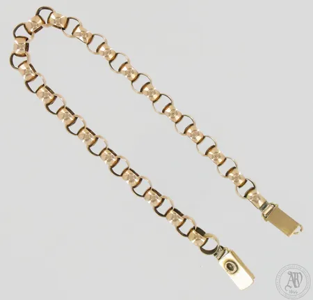 Viallinen papuranneketju, pituus 220mm, 585, paino 12,7g