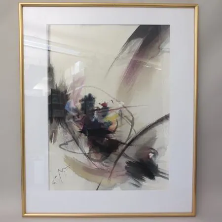 Vesivärityö, signeeraus Nandor Mikola 2002, kuvakoko 50*68cm, Ota yhteys panttilainaamoon kuljetusmaksusta sopimiseksi.