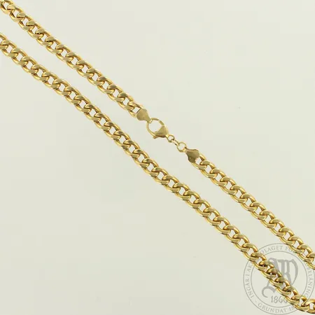 Panssarikaulaketju, pituus 42cm, leveys 6,3mm, 585, paino 22,3g 