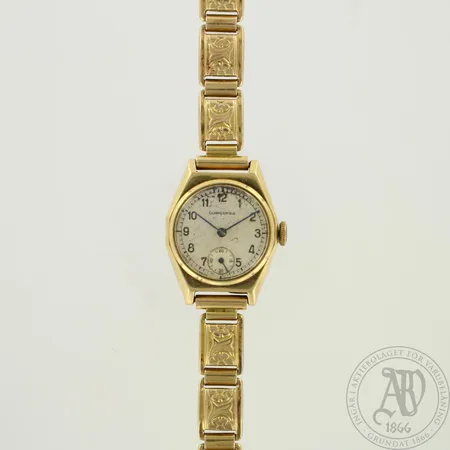 Viallinen kultarannekello Longines, mekaaninen, 585br, paino 24,9g 