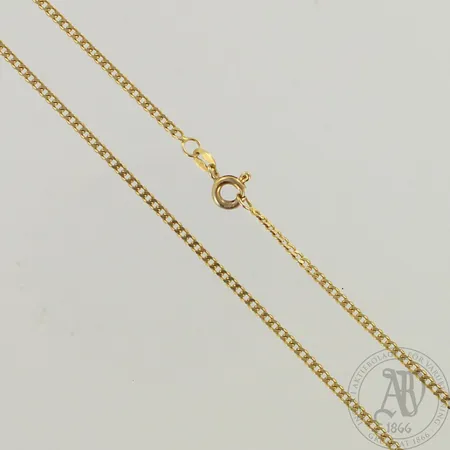 Panssarikaulaketju, pituus 46cm, 585, paino 3,7g 
