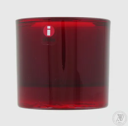 Kivi tuikkulyhty, Iittala Marimekko, punainen, korkeus 60mm
