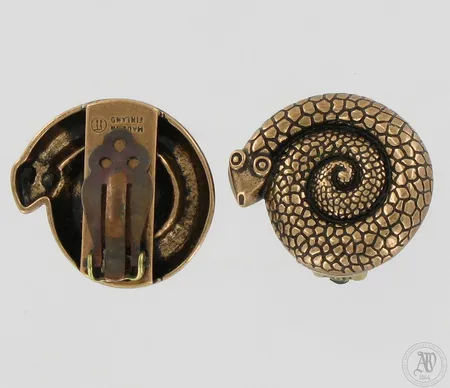 Klipsi-korvakorut Kalevala Koru, Vaskitsa, Ø 27mm, pronssia
