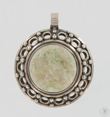 Kiviriipus Kalevala Koru, Ø 25mm, 925br, paino 5,6g