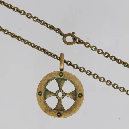Kaulakoru, Kalevala Koru, Kirkkoristi, pituus 51cm, pronssi 