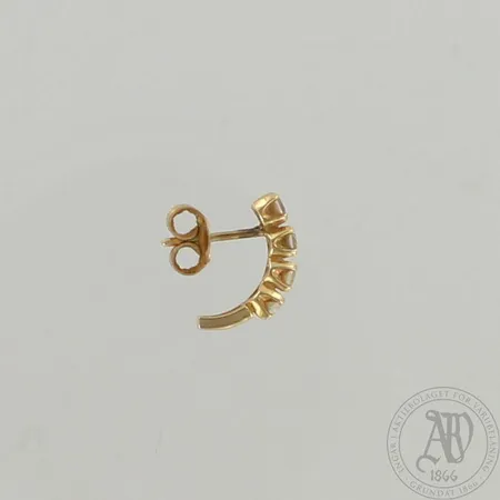 Kivikorvakorut, korkeus 12mm, 585br, paino 1,6g