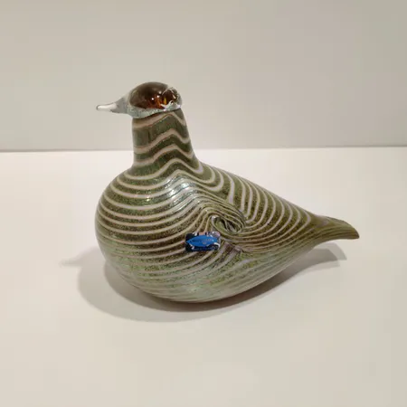 Lasilintu, Iittala, Alli, signeeraus O Toikka Nuutajärvi, mitat 130x165mm.  Lähetetään postipakettina.