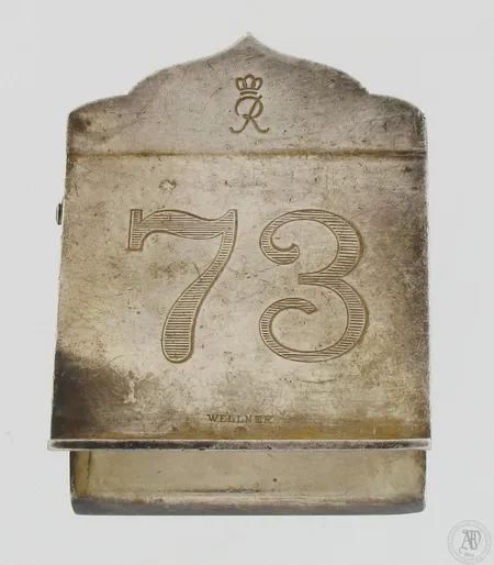 Metallinen pöytänumero Wellner 