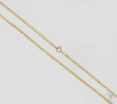 Viallinen kaulaketju, 585, paino 4,8g 