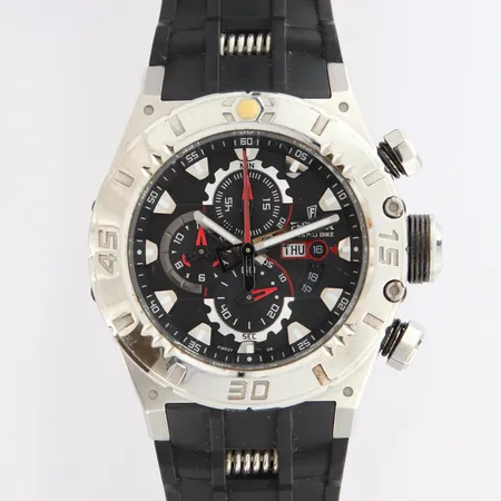 Teräsrannekello, Festina Chrono Bike, ref.F16528, quartz, rannekkeen pituus 225mm, pientä käytön jälkeä