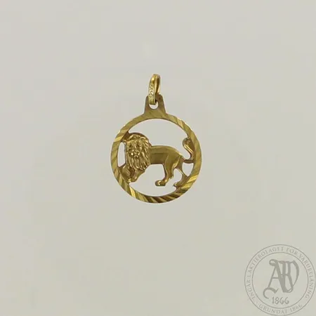 Horoskooppi-riipus, korkeus 20mm, 585, paino 0,9g