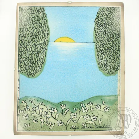 Seinälaatta, Arabia, Kevät, design Hilkka-Liisa Ahola, mitat 250x205mm Lähetetään postipakettina.