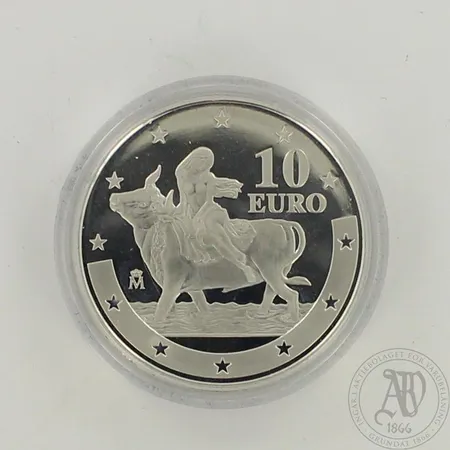 Hopearaha, Primer aniversario Juan Carlos I Y Sofia, nimellisarvo 10 euroa, 925, paino 27,0g 