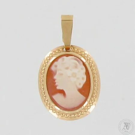 Camee-riipus, korkeus 18mm, 585br, paino 0,6g