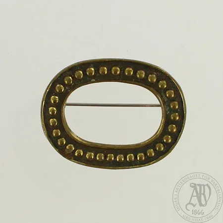 Rintaneula Kalevala Koru, leveys 40mm, pronssia