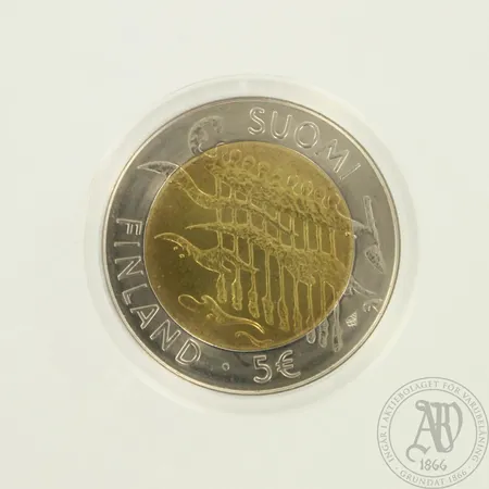 Juhlaraha Suomi 2007, nimellisarvo 5 euroa, Itsenäisyys 90 vuotta