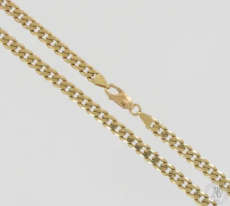 Panssarikaulaketju, pituus 51cm, leveys 5mm, 585, paino 35,2g