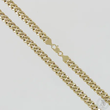 Panssarikaulaketju, pituus 57cm, leveys 10mm, 585, paino 136,3g