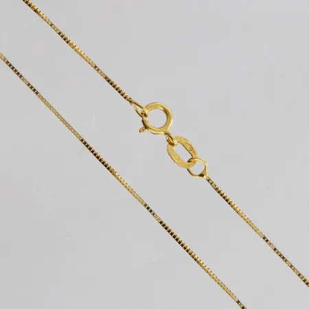 Venetsia-kaulaketju, pituus 41,5-44,5cm, 585, paino 1,0g