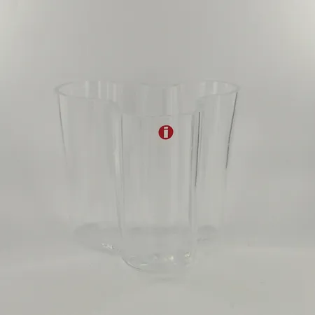 Aalto-maljakko, design Alvar Aalto, korkeus 95mm, kirkas