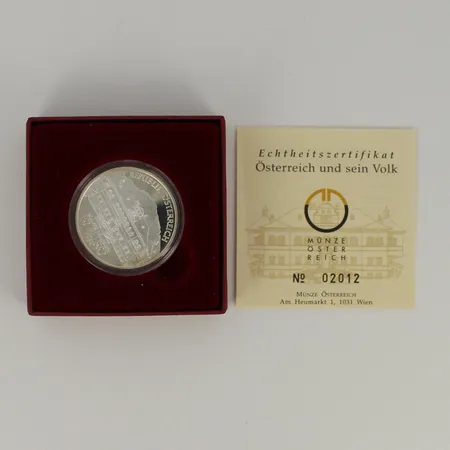 Hopearaha ''Schloss Hellbrunn'', 10, Itävalta, 2004, 925, paino 16,0g