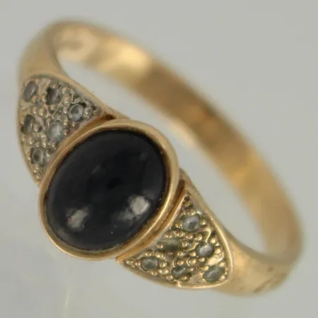 Kivisormus timanteilla 12xn.0.05ct, koko 18, 585br kelta- ja valkokulta, paino 3,4g