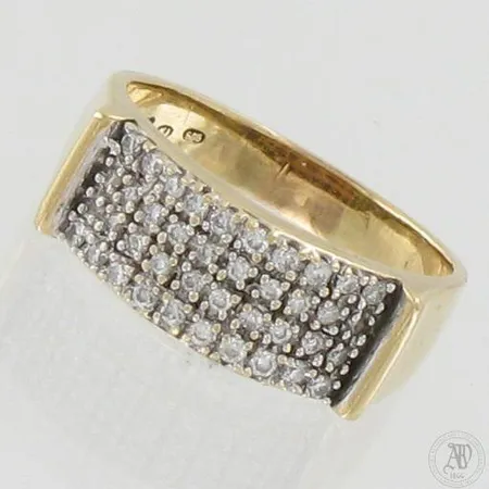 Timanttisormus 40xn.0.005ct, koko16¼, 585, paino 3,7g