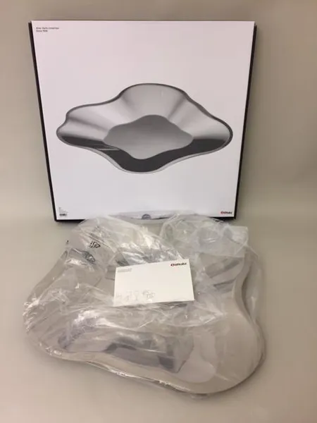 Teräsvati, Iittala, design Alvar Aalto, 504 mm, laatikko, uusi