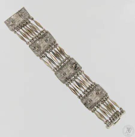Rannekoru, pituus 200mm, leveys 33mm, 925, paino 57,3g