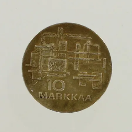 Juhlaraha Suomi Finland 1917-1967, nimellisarvo 10mk, 900, paino 24,1g 