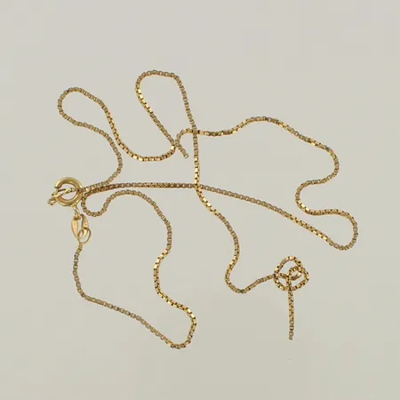 Viallinen kaulaketju, 585, paino 2,8g 