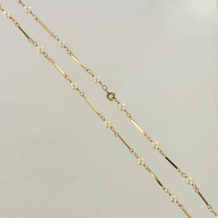 Helmikaulakoru, pituus 45cm, 585br, paino 9,1g 