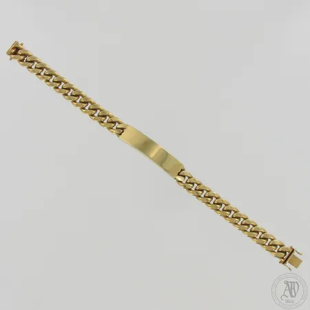 Panssariranneketju laatalla, pituus ja leveys 215mm ja 10mm, 585, paino 31,8g 