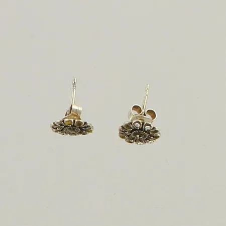 Vialliset kivikorvakorut, 925br, paino 1,0g