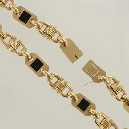 Kaulaketju, leveys 11,6-11,8mm,  pituus 69cm, 585br, paino 182,1g