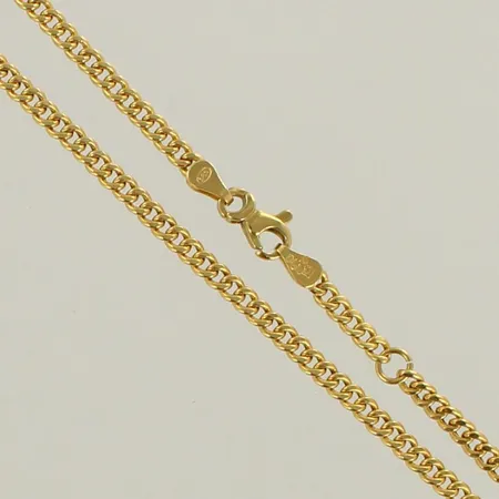 Panssariranneketju, leveys 3mm, pituus 25,5cm, 585, paino 2,7g