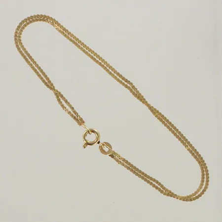 Ranneketju, leveys 3mm, pituus 186mm,  585, paino 2,1g