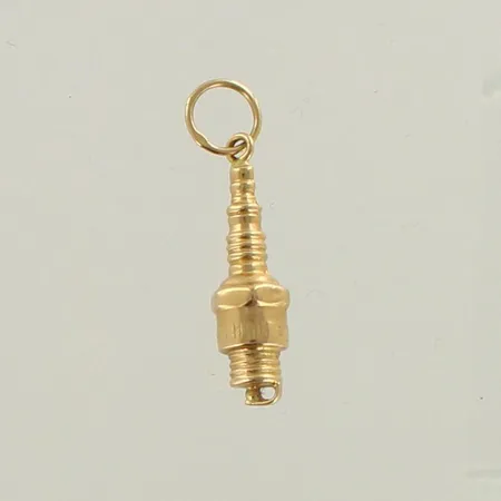 Sytytystulppa-riipus, korkeus 26mm, 585, paino 0,6g