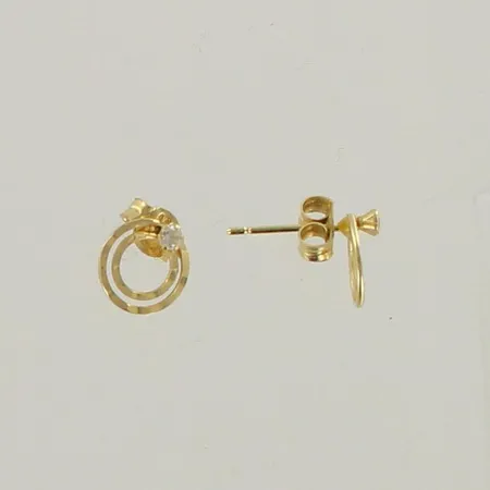 Kivikorvakorut, korkeus 8mm, 585br, paino 0,7g