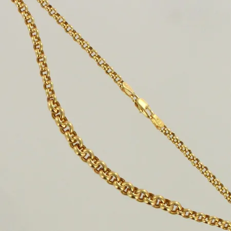 Kaulakoru, pituus 43,5cm, 585, paino 6,1g